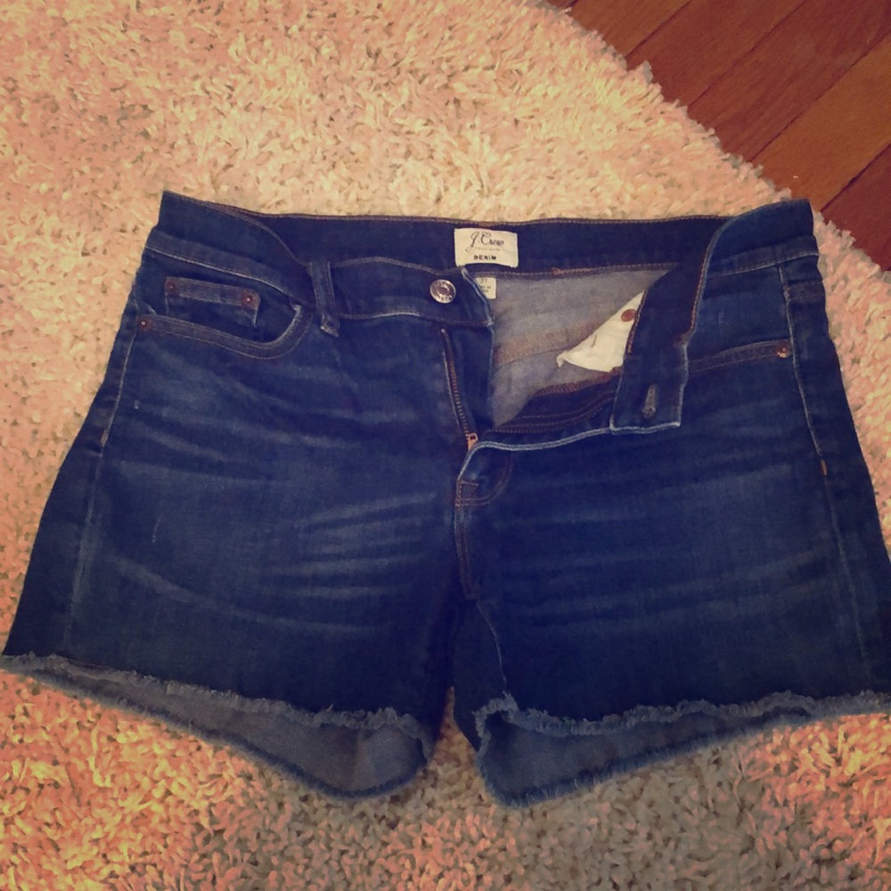 Like new frayed j crew soft denim! Sz 27